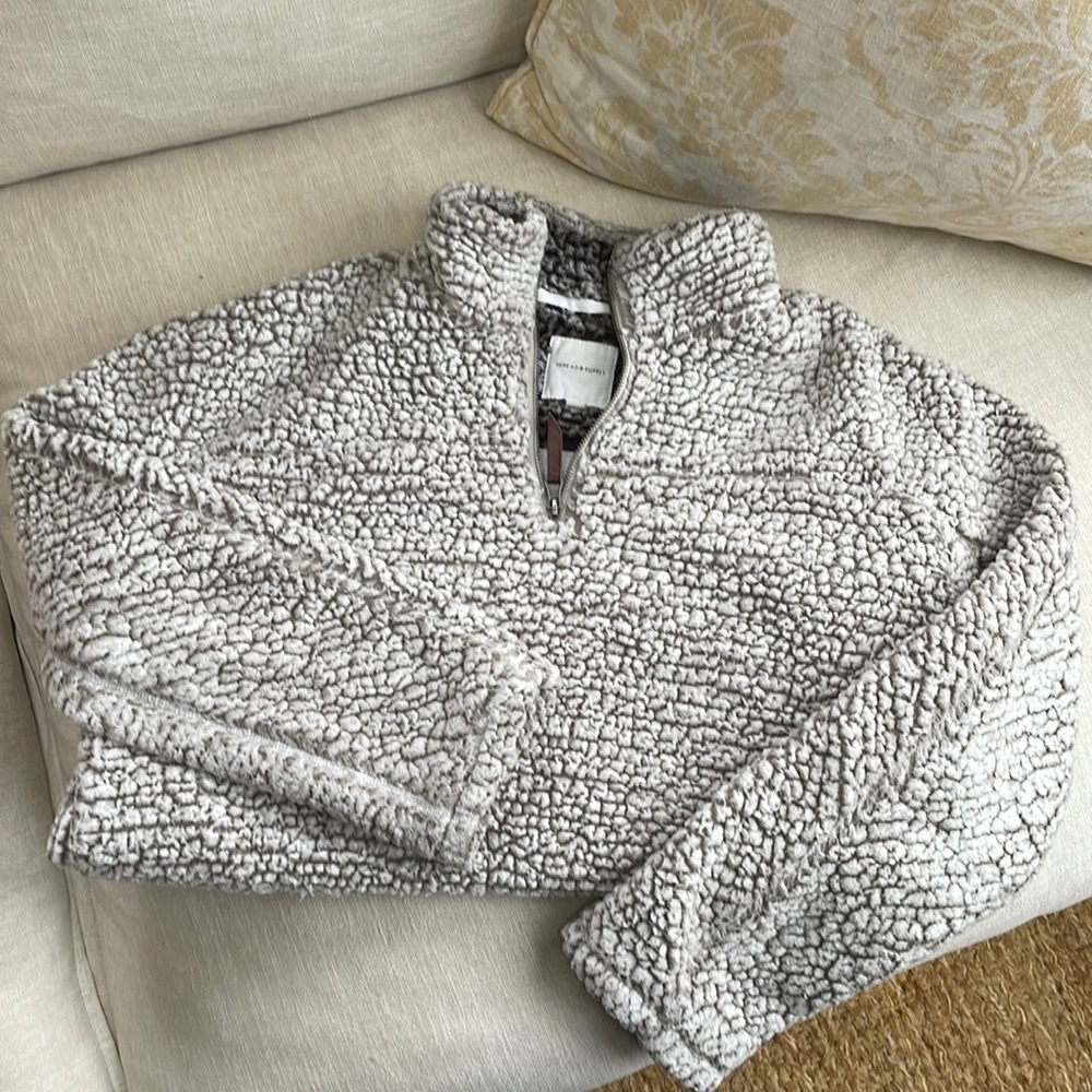 Thread & Supply 1/4 Zip Plush Sweater
